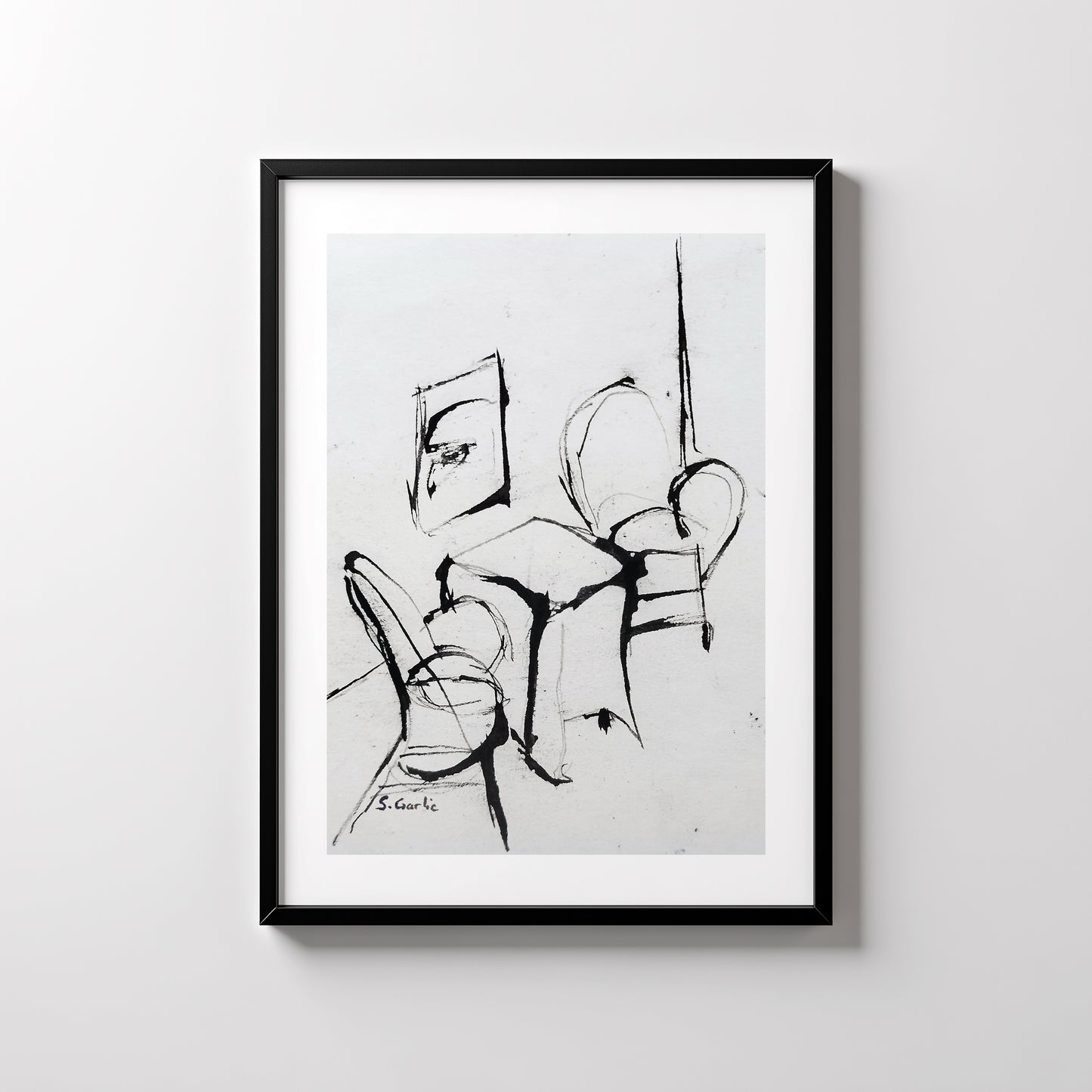 Interiør. Kunsttrykk