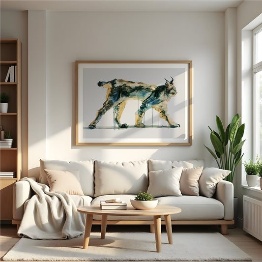 Vandring mot nord. Kunsttrykk