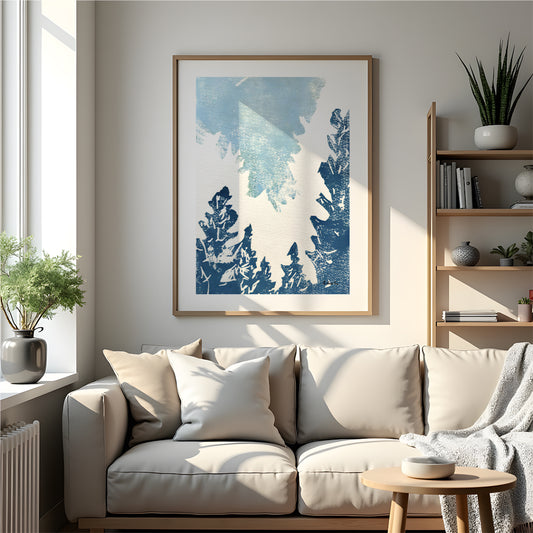 Skogens ro. Kunsttrykk