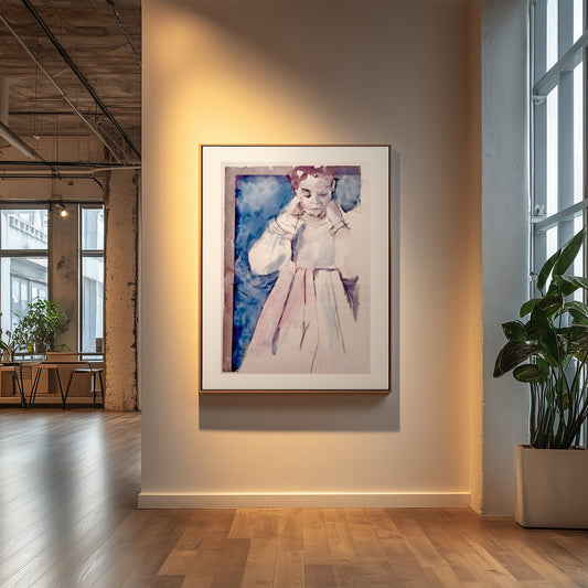 Det blå rommet. Kunsttrykk