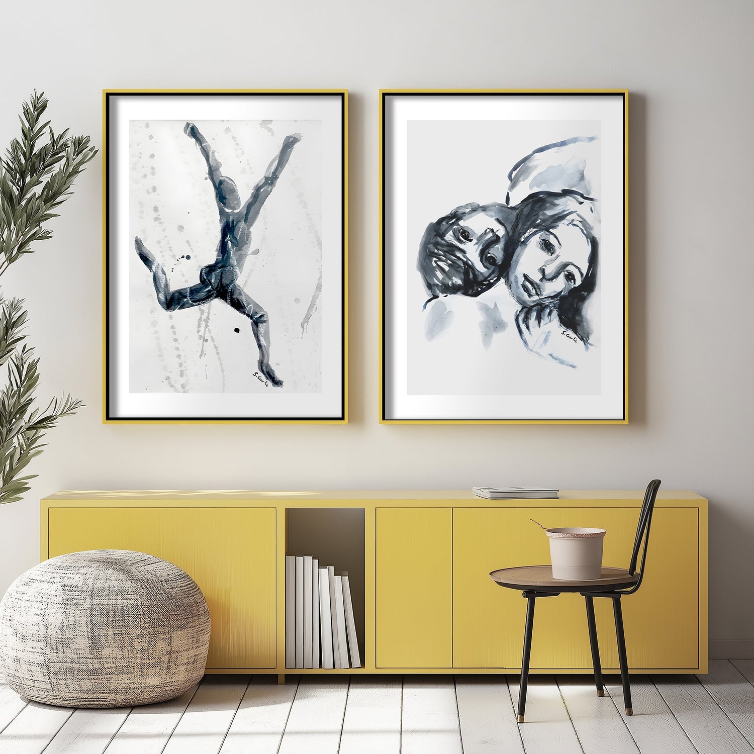 Kunsttrykk fra tegninger og akvareller