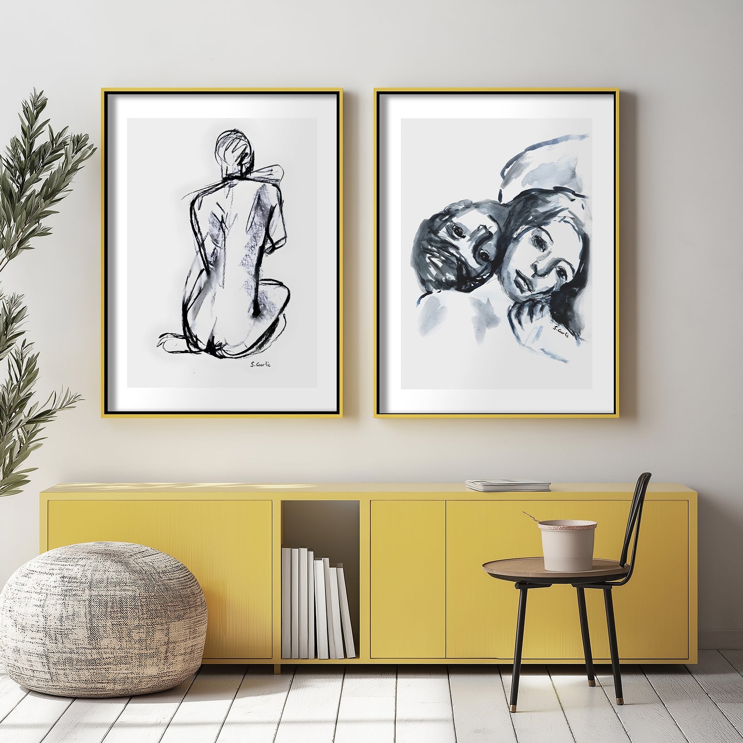 Sammen er vi mindre alene. Kunsttrykk