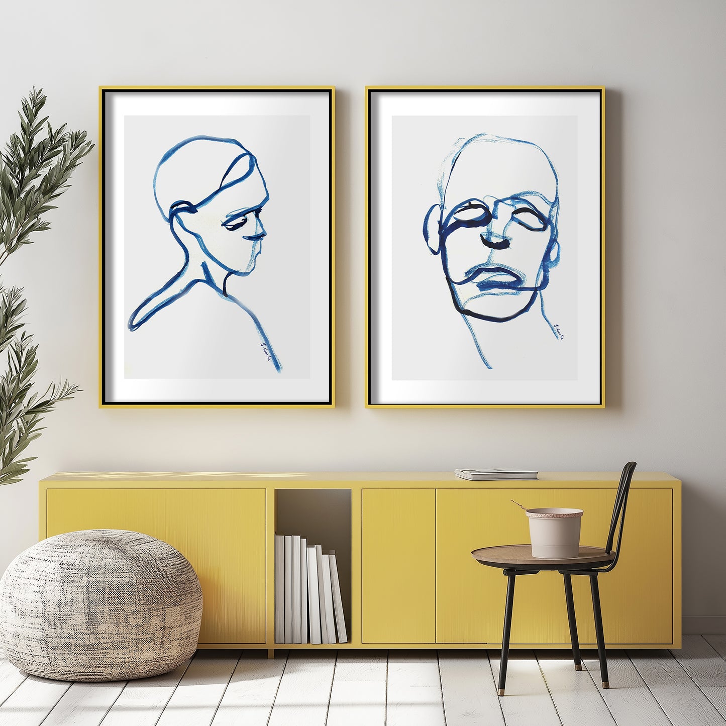 Glidende tanker. Kunsttrykkk