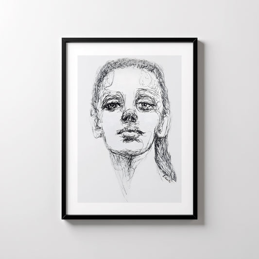Du er vakker. Kunsttrykk
