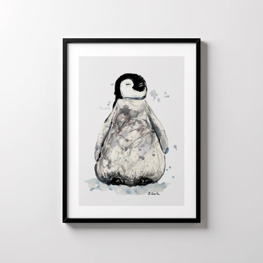 Ro. Pingvin. Kunsttrykk