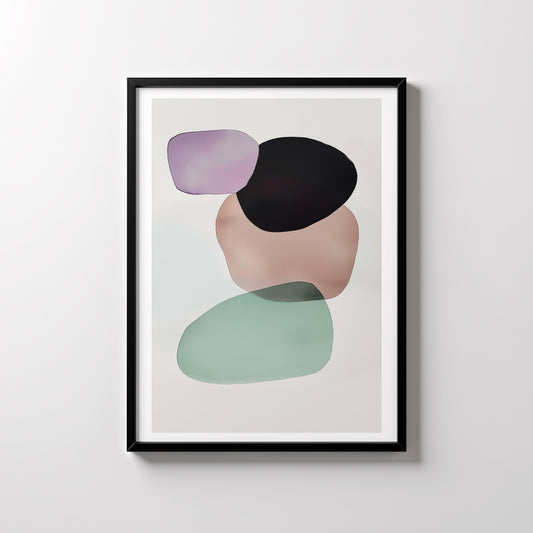 Transparente former. Kunsttrykk