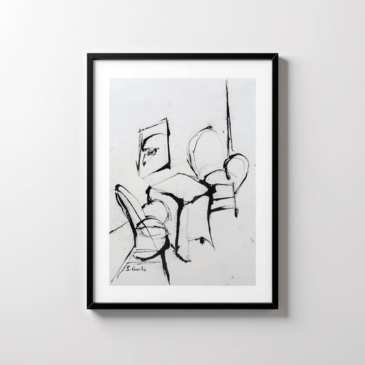 Interiør. Kunsttrykk