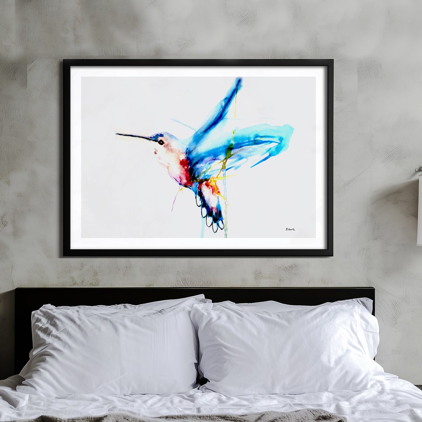 Fargedans. Kunsttrykk