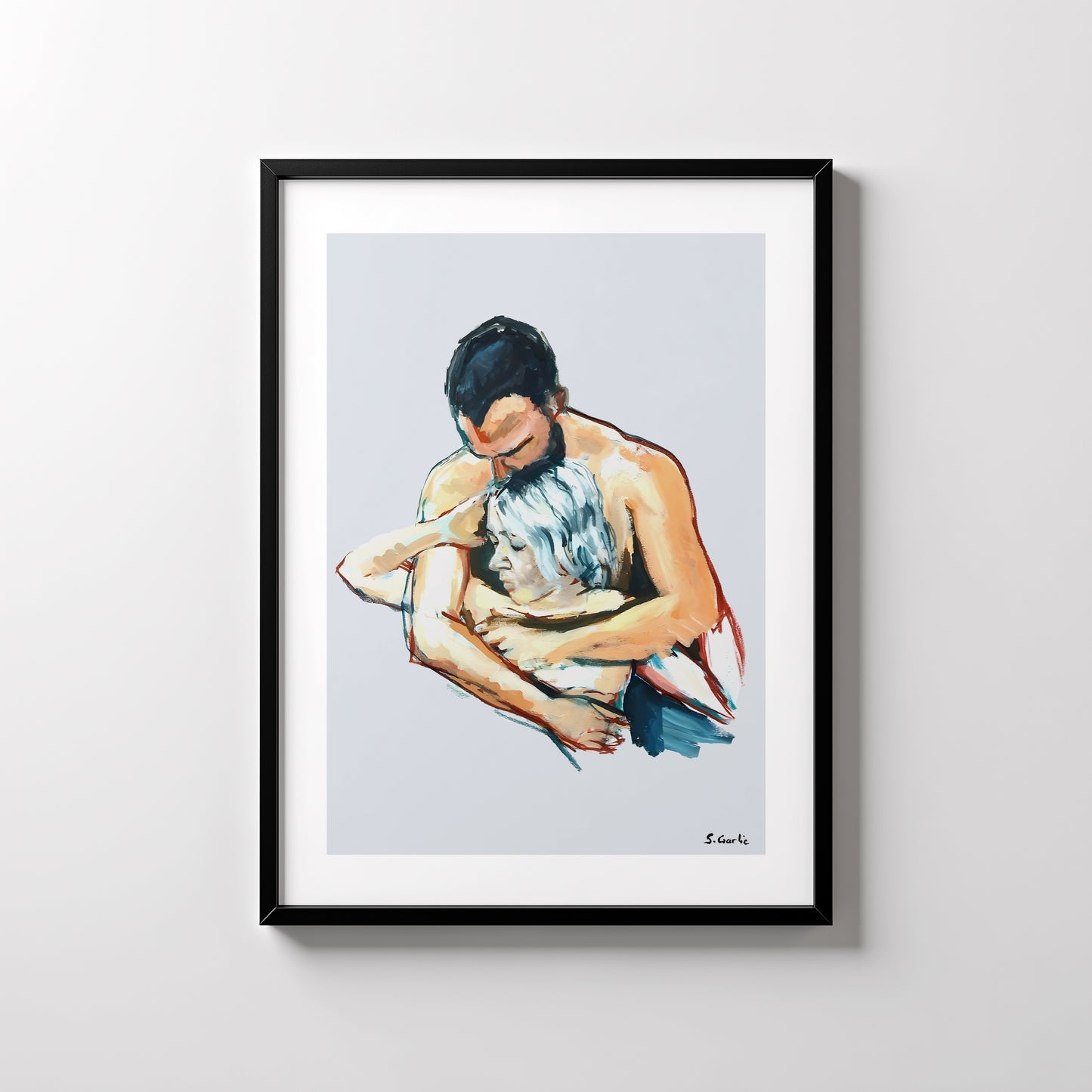 Omfavnelsen. Kunsttrykk