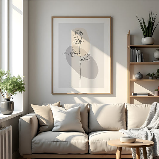 Rose. Kunsttrykk
