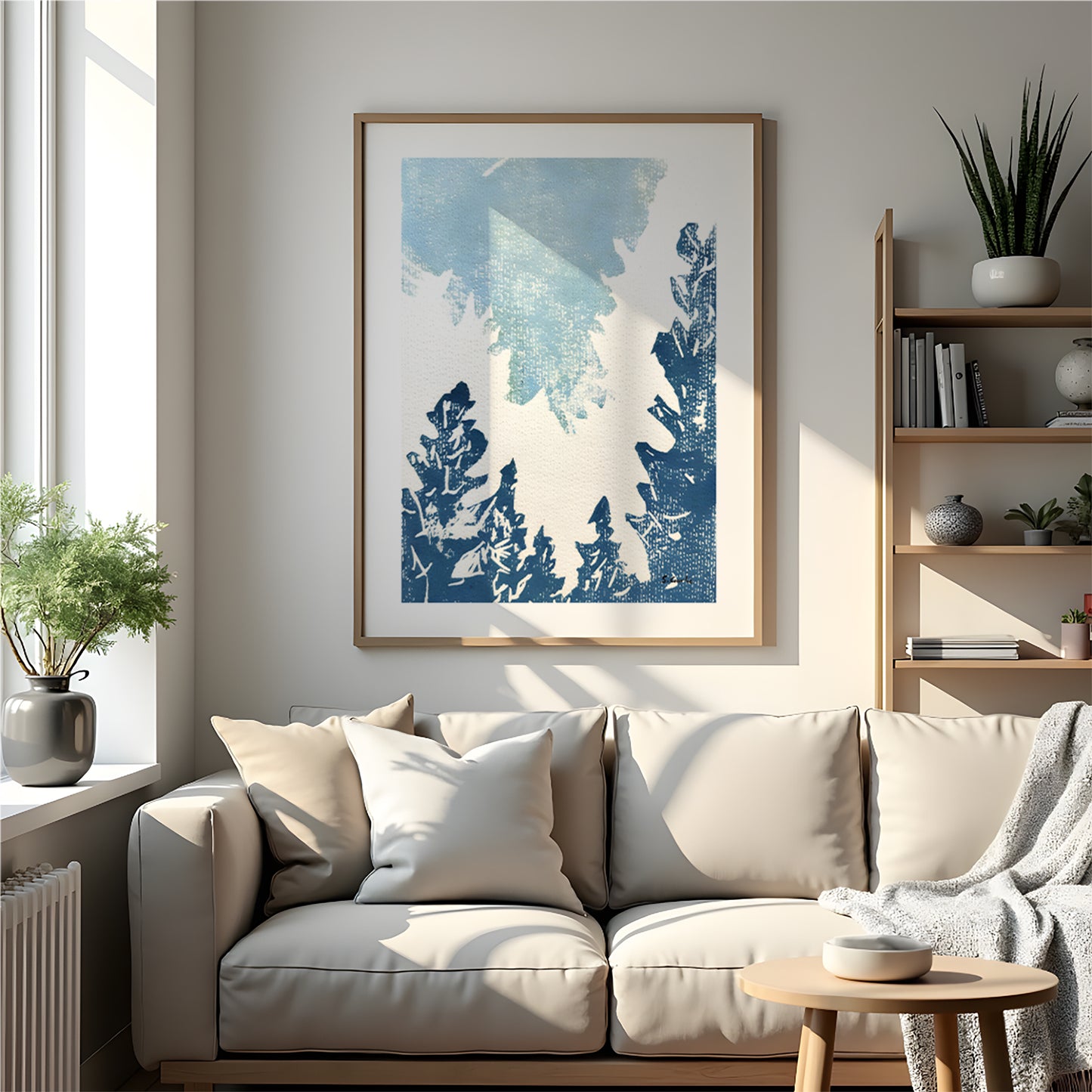 Skogens ro. Kunsttrykk