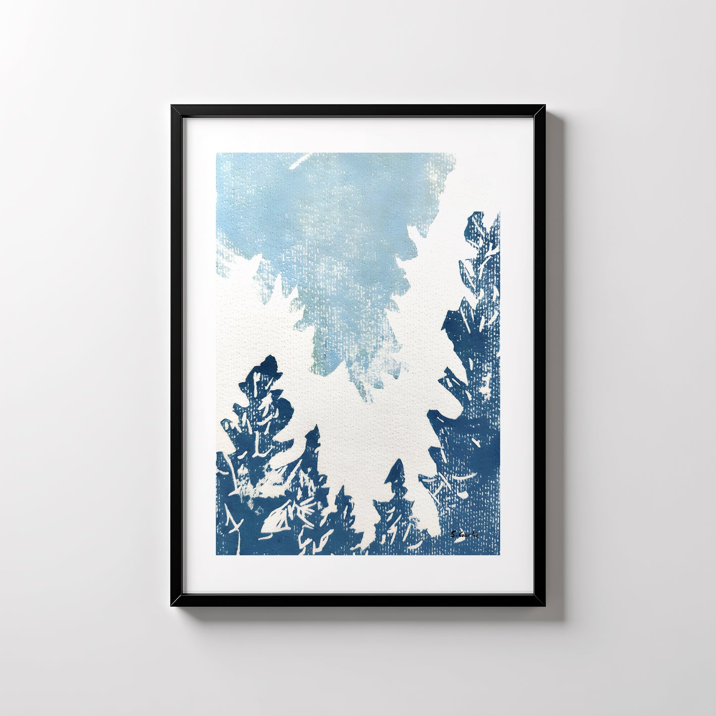 Skogens ro. Kunsttrykk