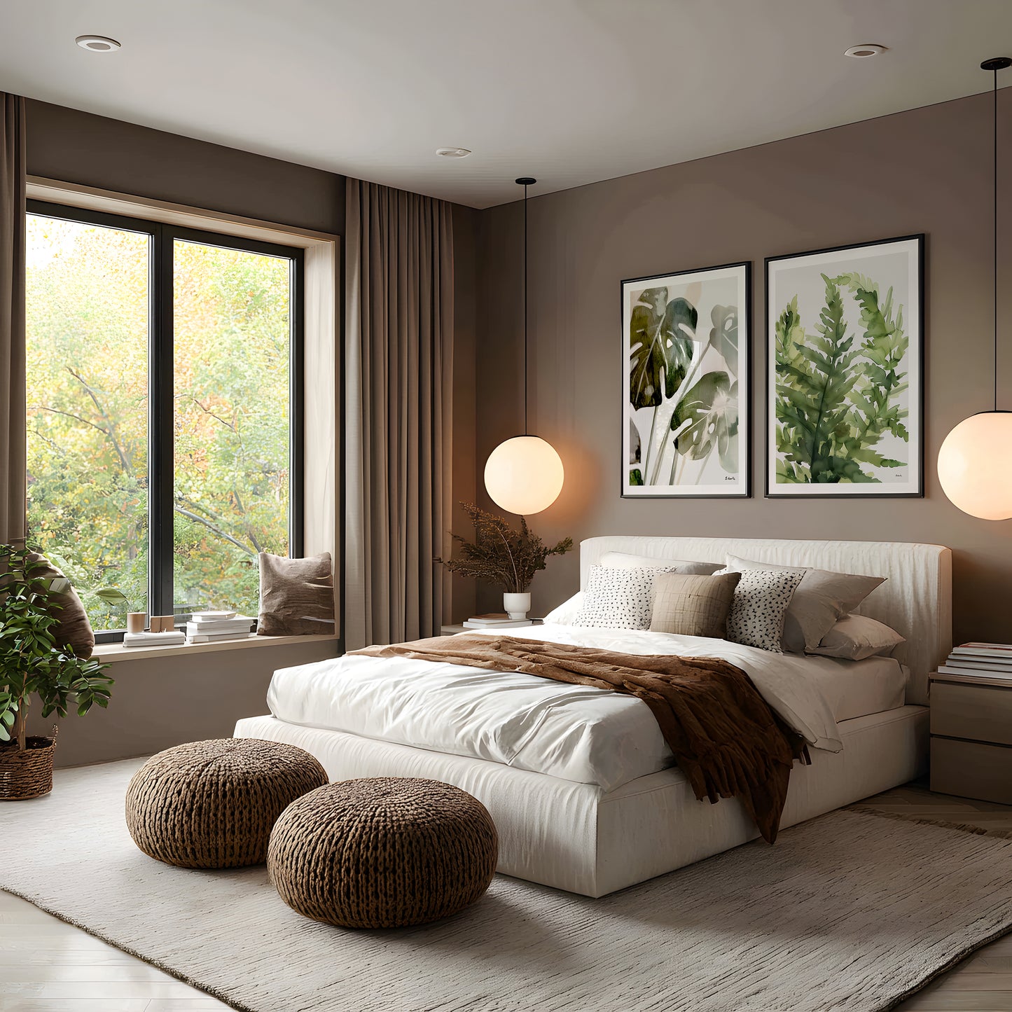 Grønn balanse. Kunsttrykk