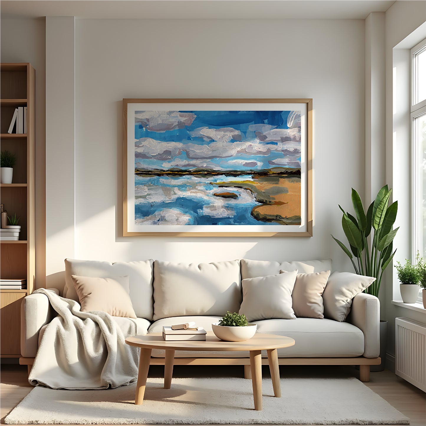 Stille vann. Kunsttrykk