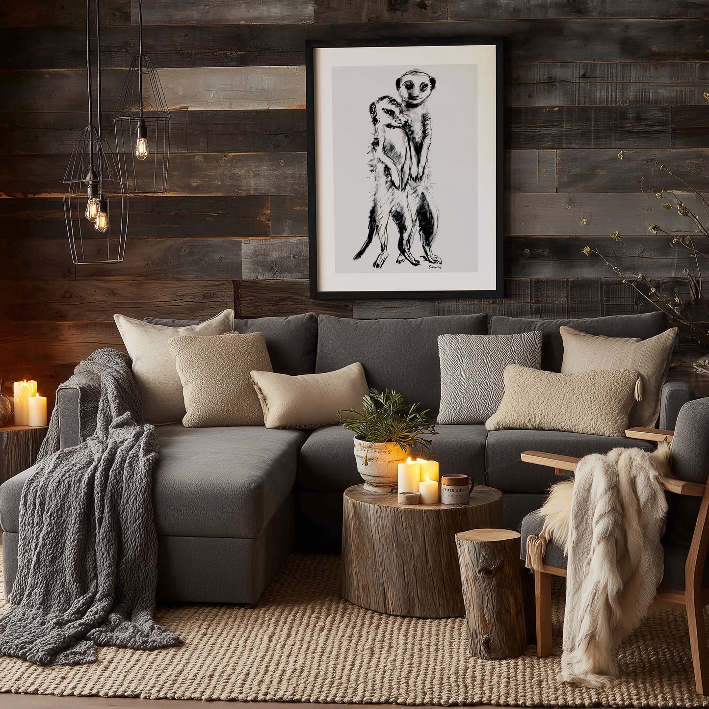 Surikat. Kunstplakat