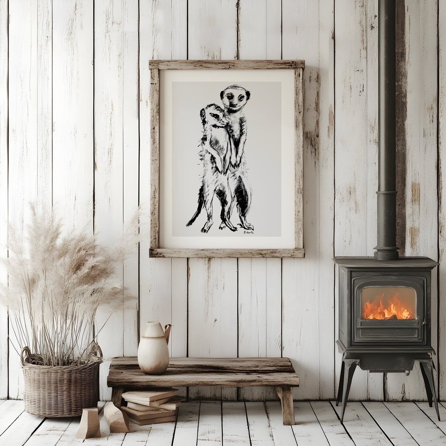 Surikat. Kunstplakat