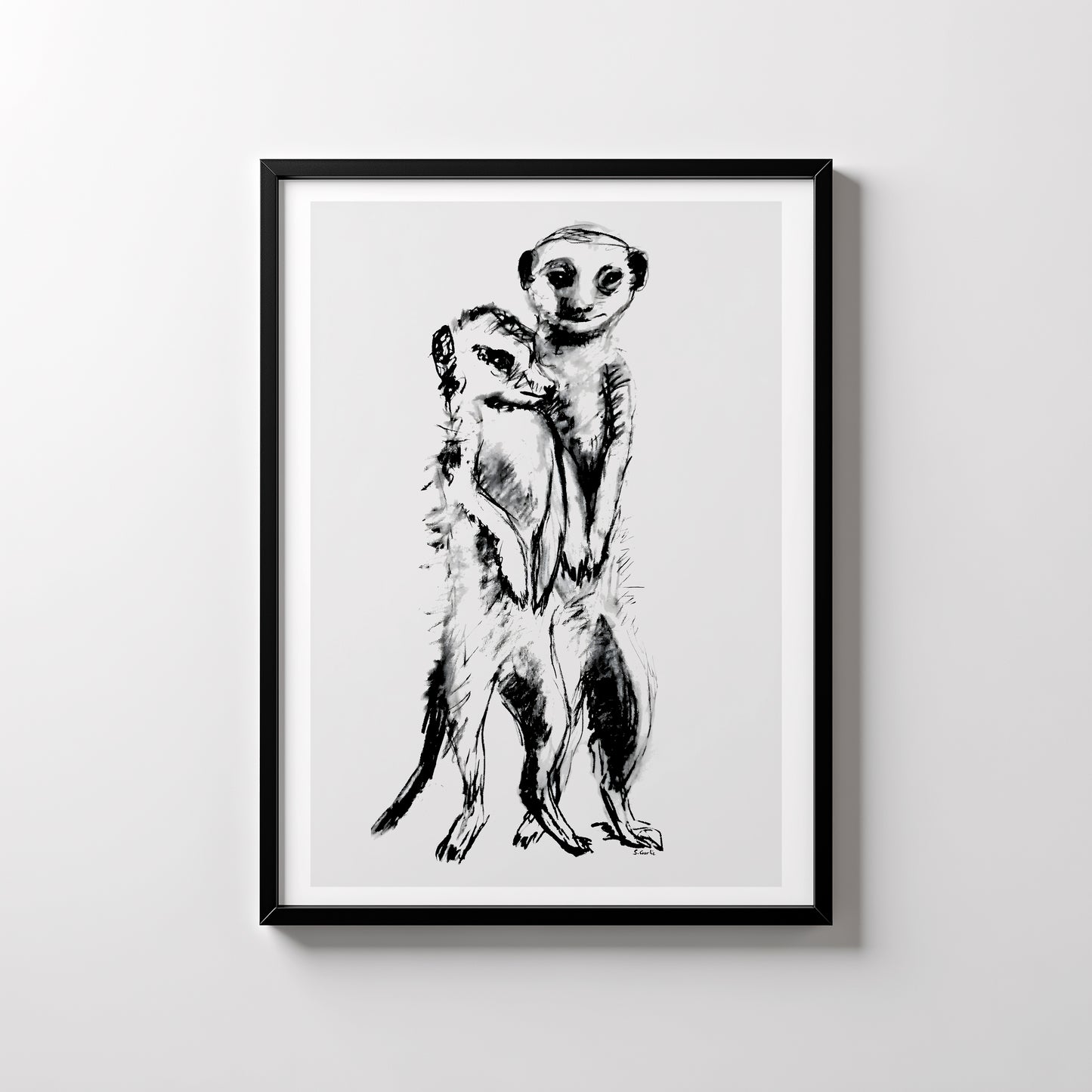 Surikat. Kunstplakat