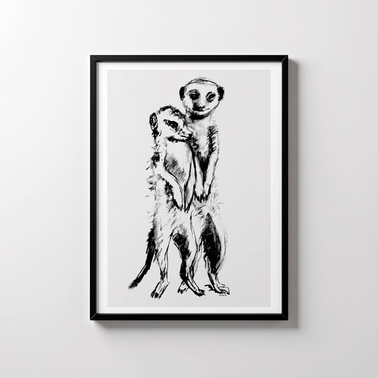 Surikat. Kunstplakat