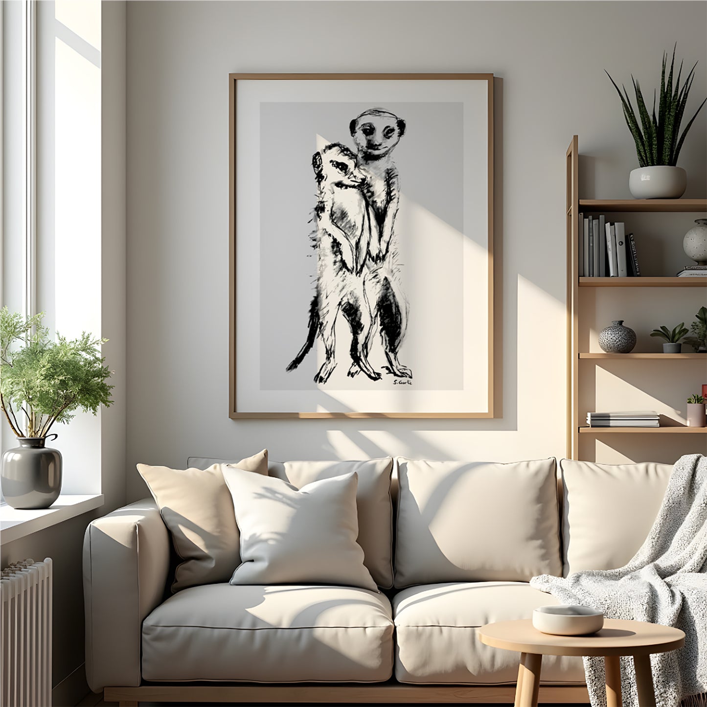 Surikat. Kunstplakat