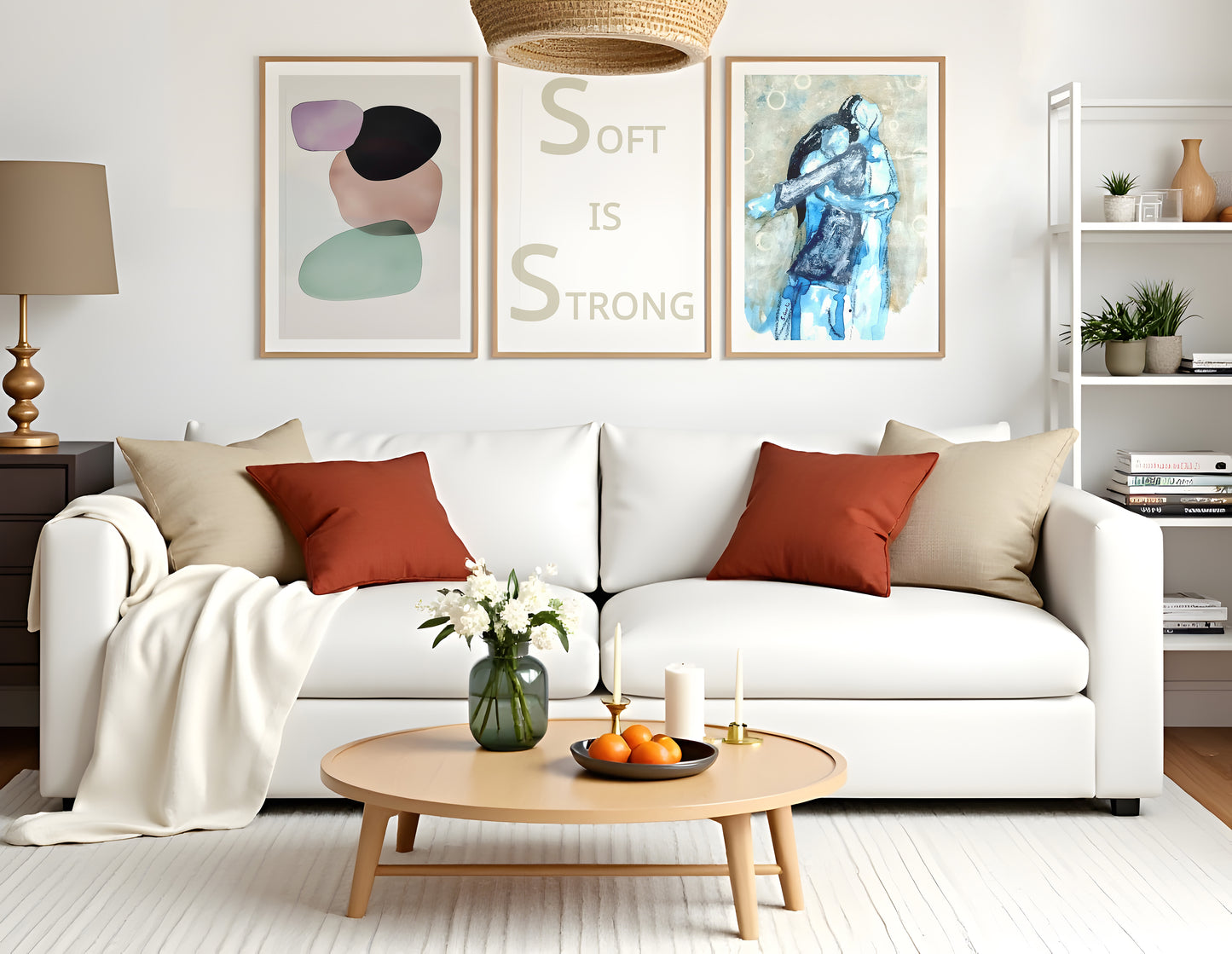 Soft is Strong. Kunstplakat