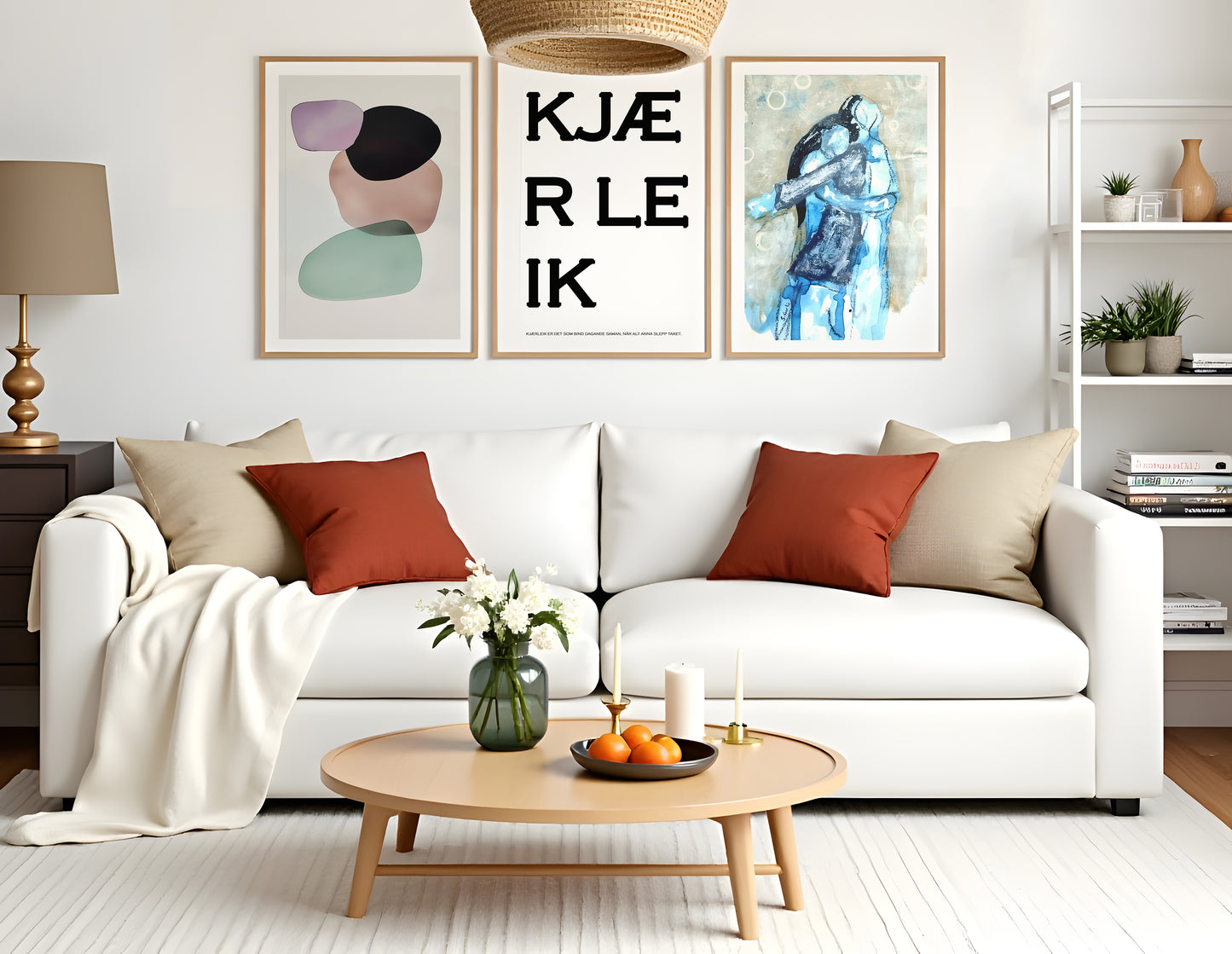 Kjærleik. Kunsttrykk