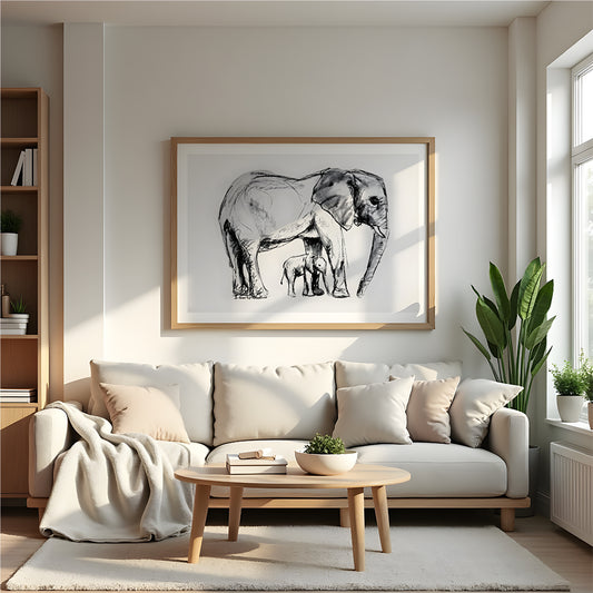 Trygghet. Kunstplakat