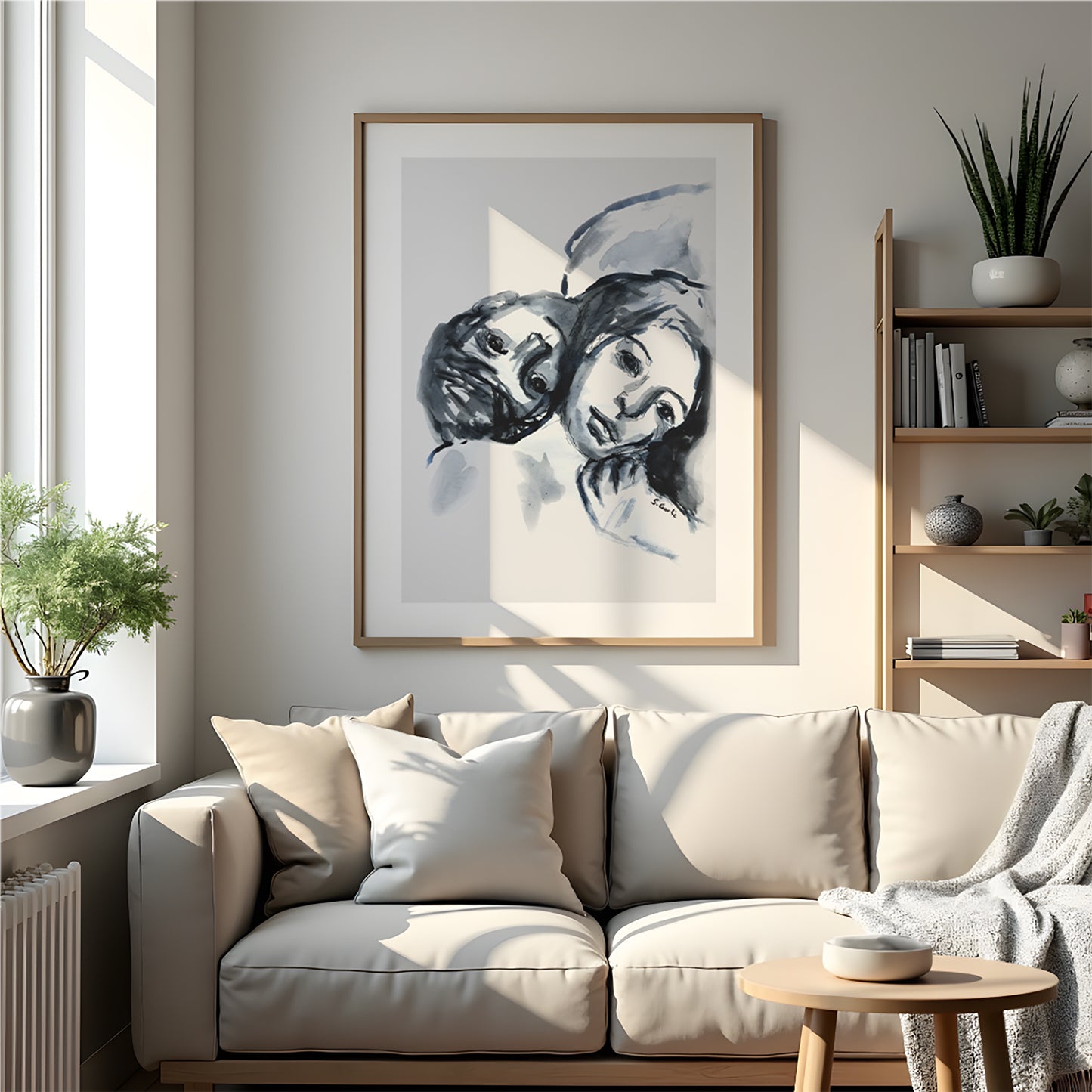 Sammen er vi mindre alene. Kunsttrykk