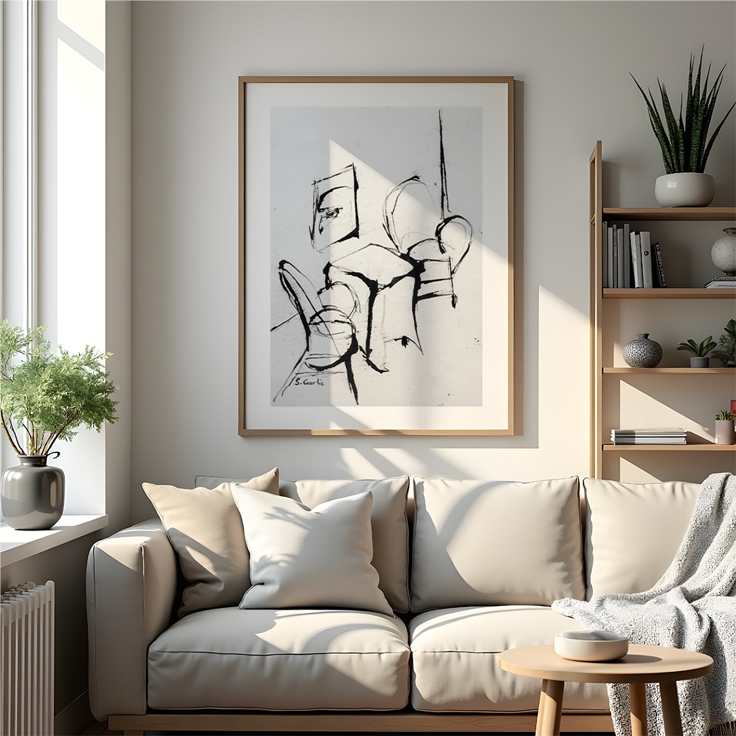 Interiør. Kunsttrykk