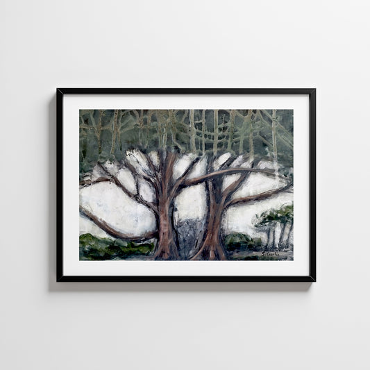 Under trekronene. Kunsttrykk