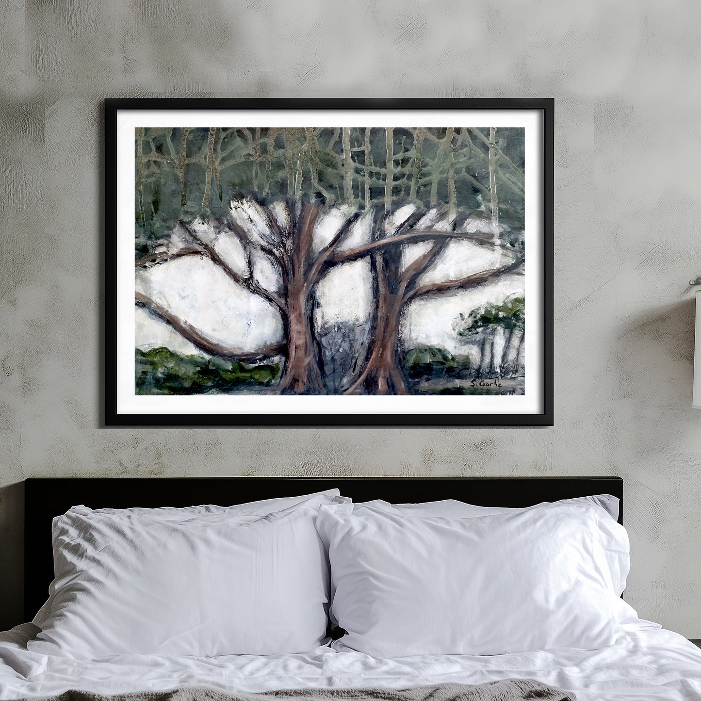 Under trekronene. Kunsttrykk