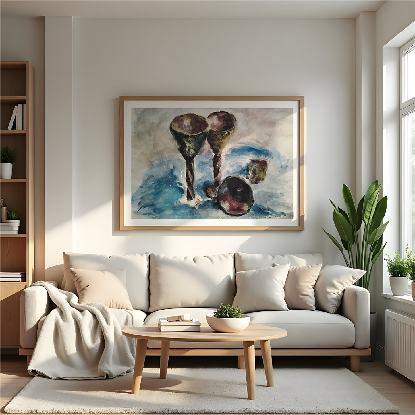 Vinbegre. Kunsttrykk