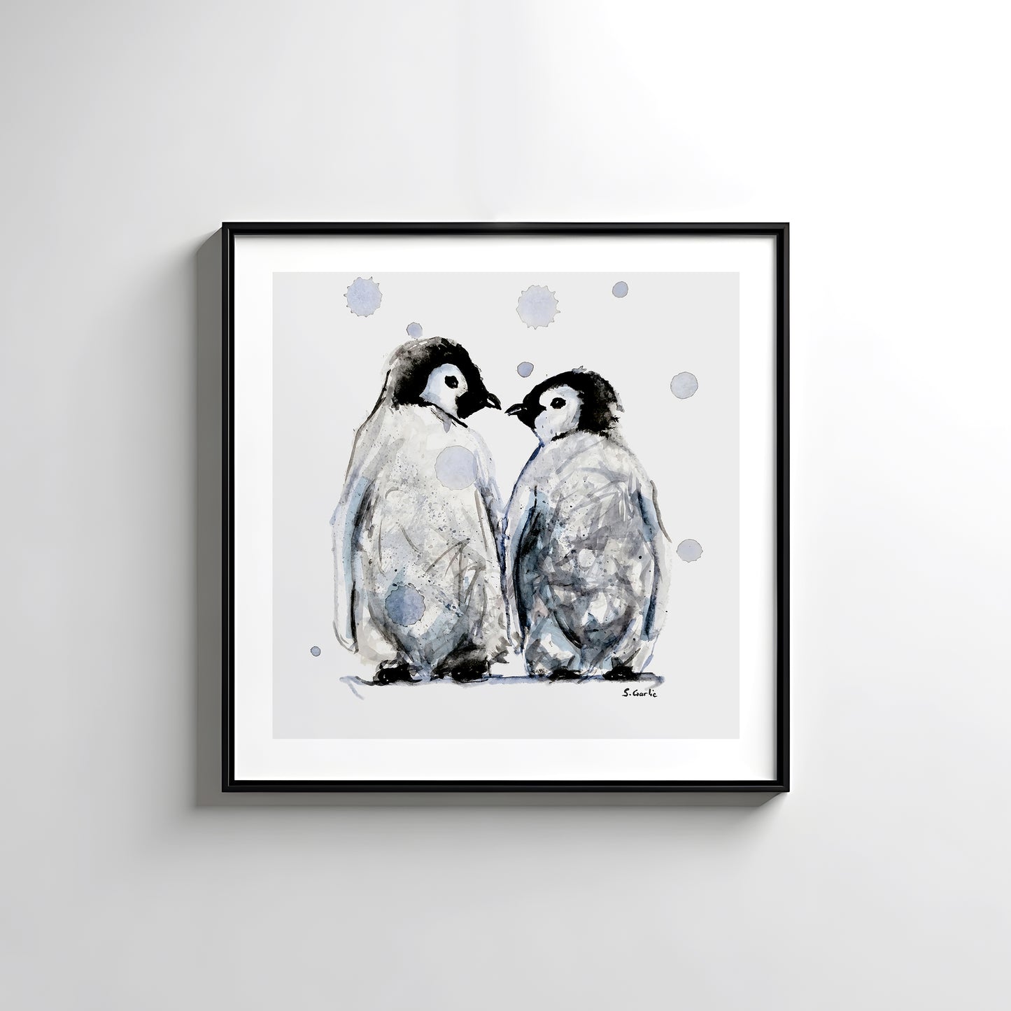 Venner. Pingviner. Kunsttrykk