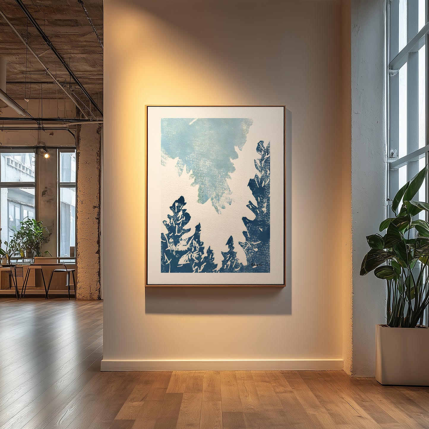 Skogens ro. Kunsttrykk