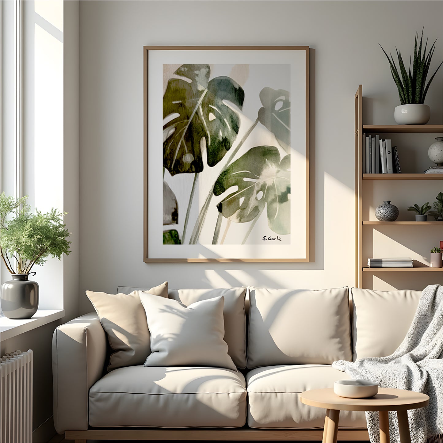 Grønn balanse. Kunsttrykk