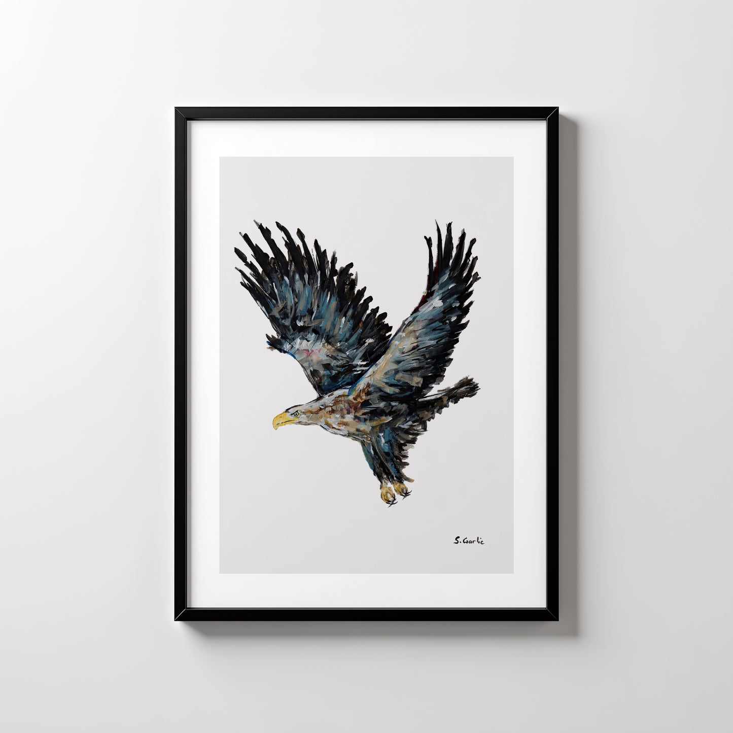 Kongeørn. Kunsttrykk